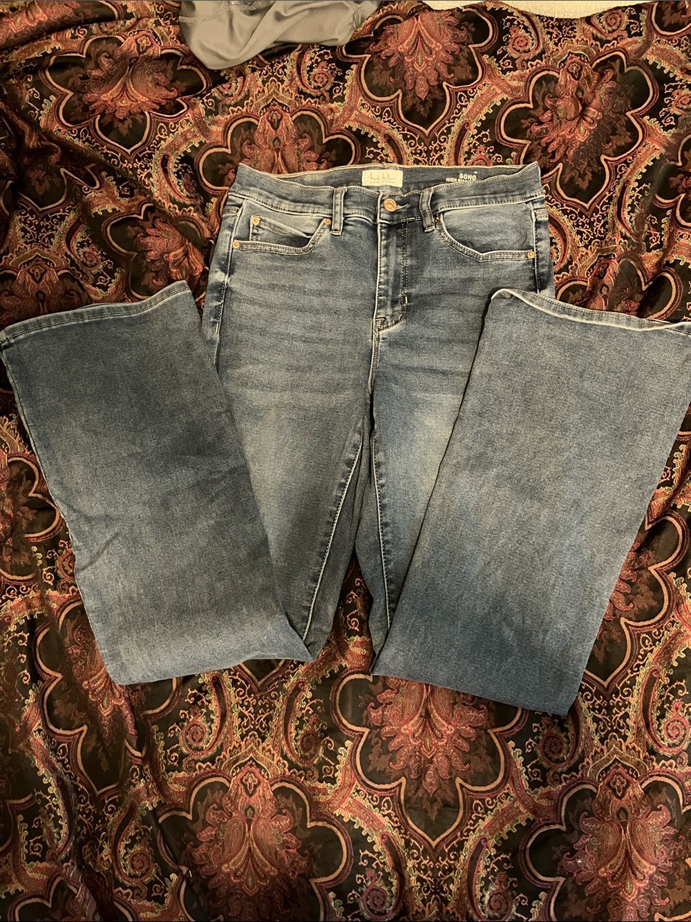 Nicole Miller Blue So-Ho Boot-Cut Jeans